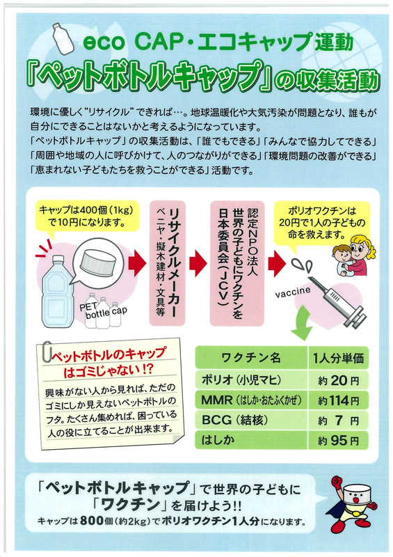 NPO法人エコキャップ推進協会 ...